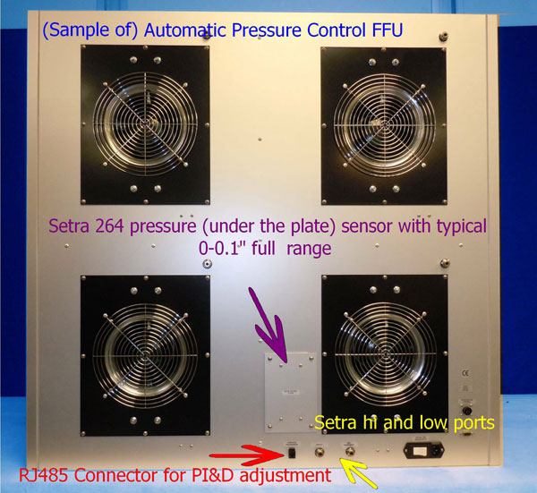 Automatic-pressure-control-FFU